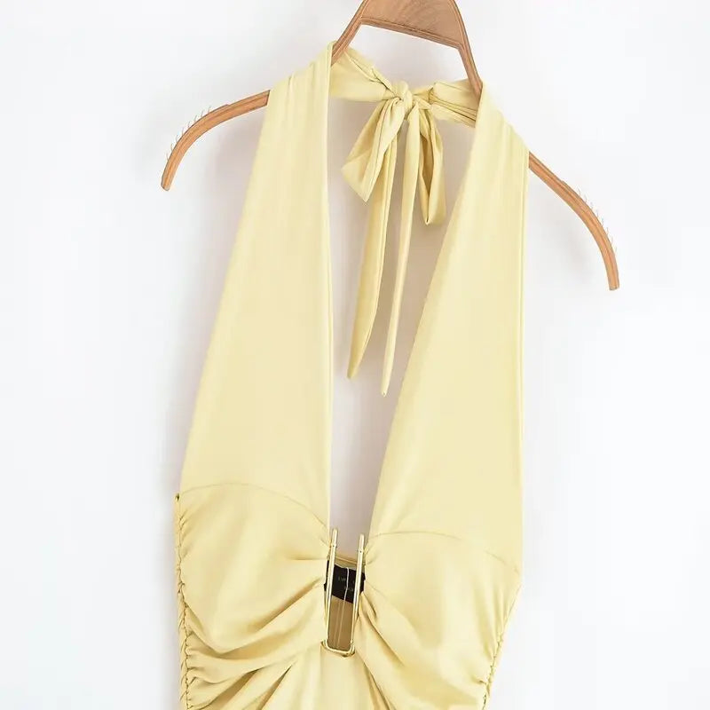 Ele Long Nylon Svel Ne Hanging Dr Women's Faion Autumn New Arrival G2025 Casual Polyester Fabric Gown