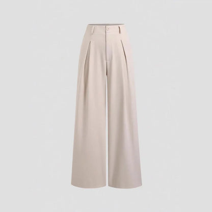 Slim Wide Leg Pants Draped Straight Cut Women's Versatile Summer Casual Suit Trousers High Waist Narrow Version Drapey