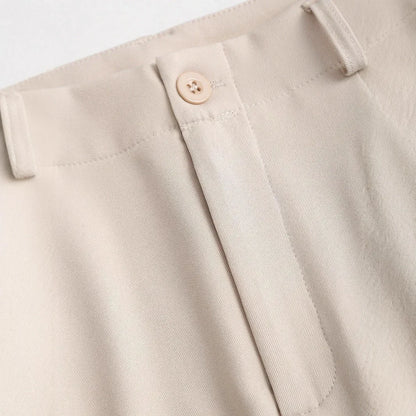 Slim Wide Leg Pants Draped Straight Cut Women's Versatile Summer Casual Suit Trousers High Waist Narrow Version Drapey