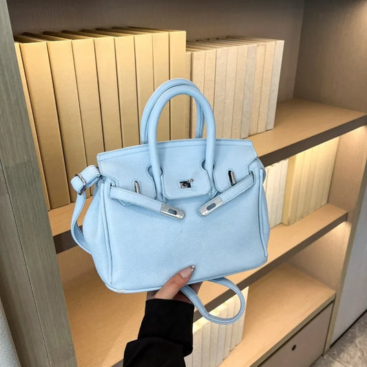 Luxury Line Women Tote Bag Vintage Leather Crossbody Bag High End Shoulder Handbag Premium Edition