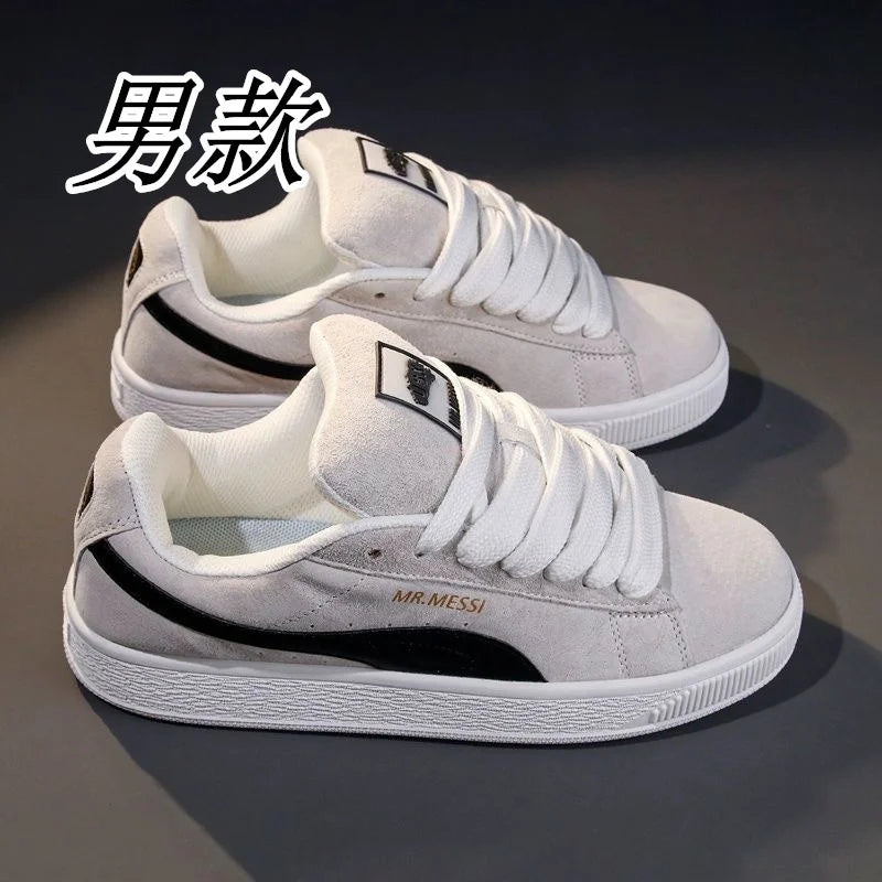 2026 New Men's Shoes Fashion Versatile Breathable Casual Shoes Anti Slip Thick Soled Board Shoes