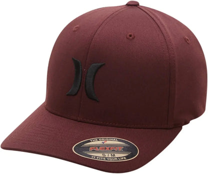 H-Hurley Mens Baseball Cap - Flexfit Fitted Baseball Caps for Men