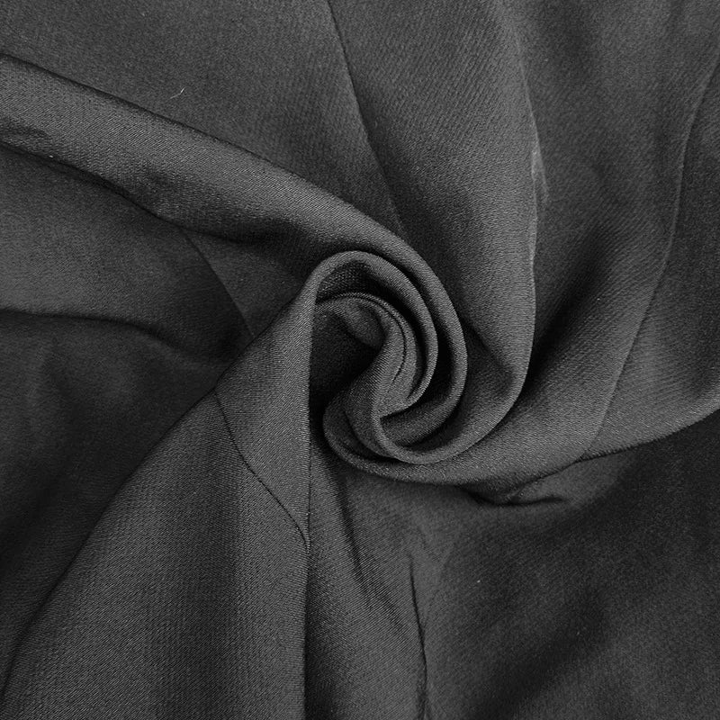 Elegant Blazer Women Fall 2025 Metal Button Suit Slim V Neck Long Sleeve Fake Pocket Jacket Shoulder Pads Office Lady Outwear