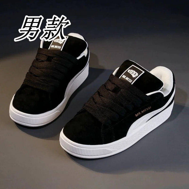 2026 New Men's Shoes Fashion Versatile Breathable Casual Shoes Anti Slip Thick Soled Board Shoes