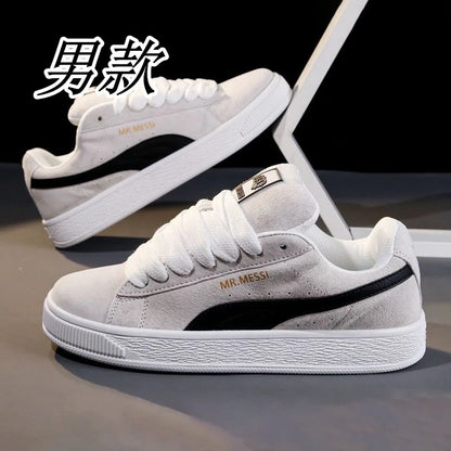 2026 New Men's Shoes Fashion Versatile Breathable Casual Shoes Anti Slip Thick Soled Board Shoes