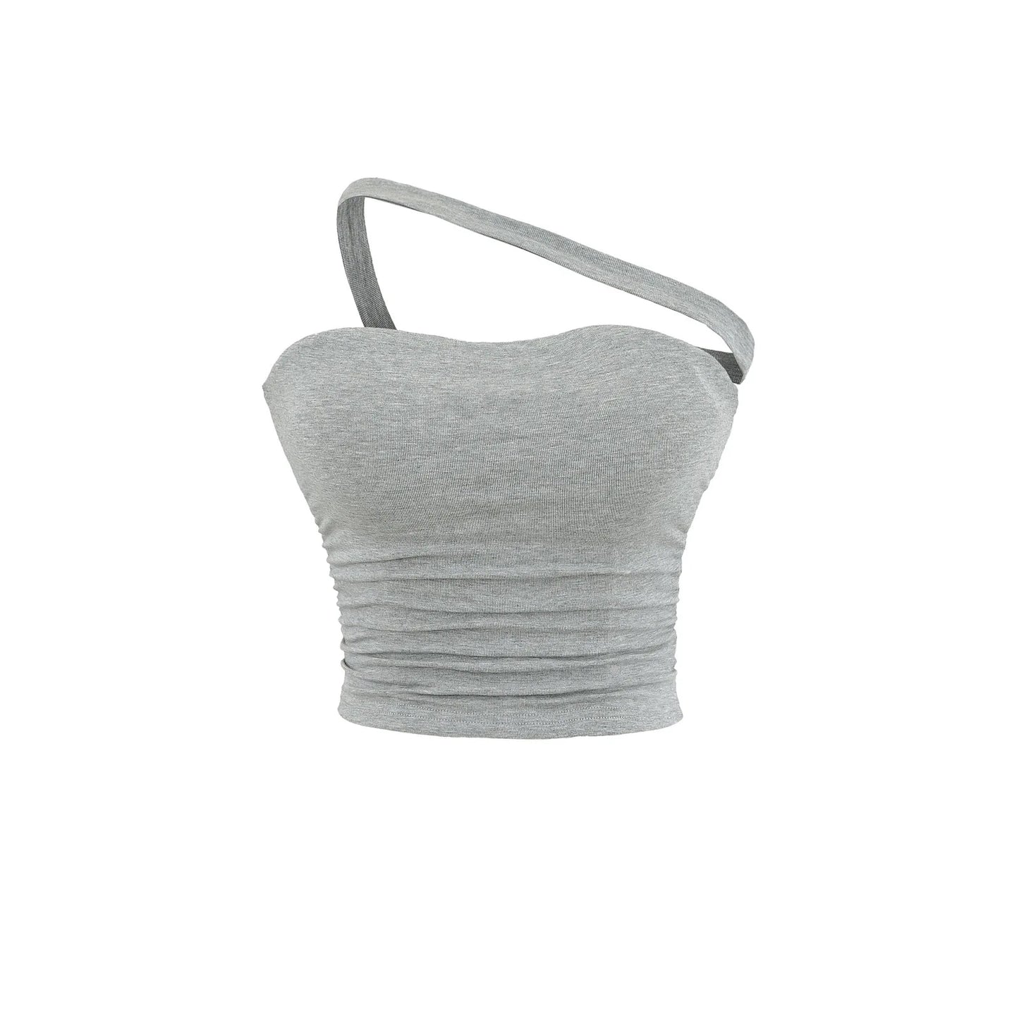 American Style 2025 Summer Multi-Wear Strapless Crop Top Women's Elastic Slim Fit Sexy Inner Short Wrap Chest Vest