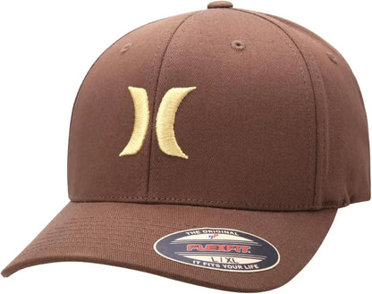 H-Hurley Mens Baseball Cap - Flexfit Fitted Baseball Caps for Men