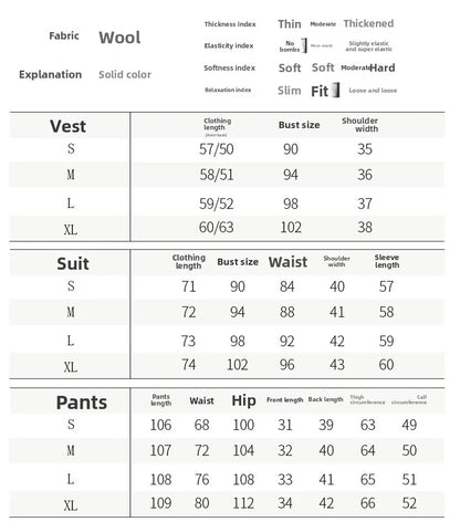 Pure Color 2025 New Style Woolen Suiting Set Quiet S Fashionable Commute Long Sleeve Women's Casual Suiting Ensemble