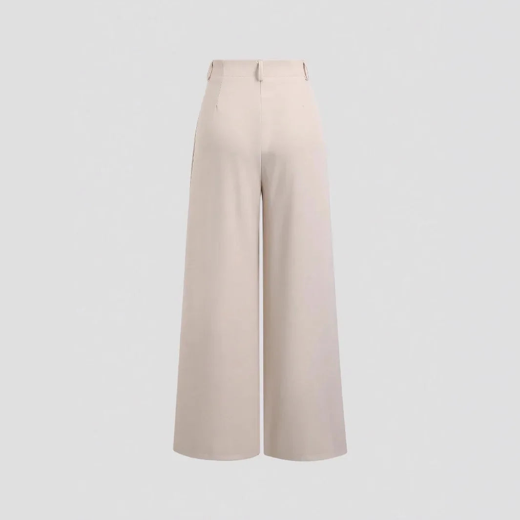 Slim Wide Leg Pants Draped Straight Cut Women's Versatile Summer Casual Suit Trousers High Waist Narrow Version Drapey