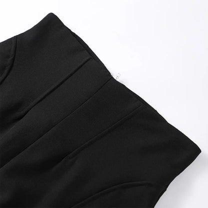 Elegant Blazer Pants Set Women Solid V-neck Long Sleeve Button Coat Wide Leg Trousers 2026 Spring Fashion Office Lady Outfits