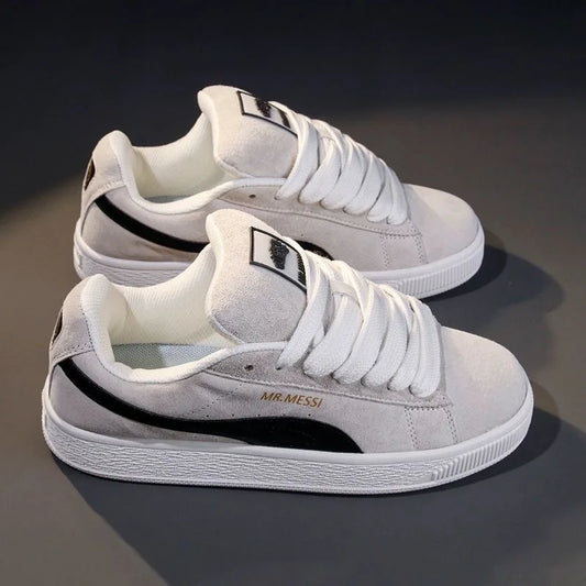 2026 New Men's Shoes Fashion Versatile Breathable Casual Shoes Anti Slip Thick Soled Board Shoes