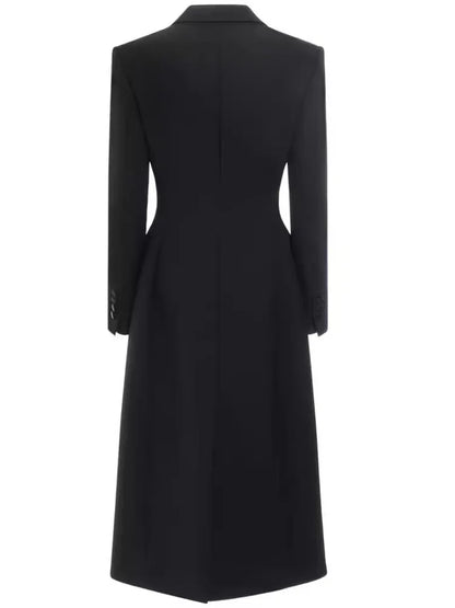 TLXT Women's 2025 Spring And Autumn New Style Temperament Slim Fit Ladies Skirt Style One Button Mid Length Suit Coat XK1045