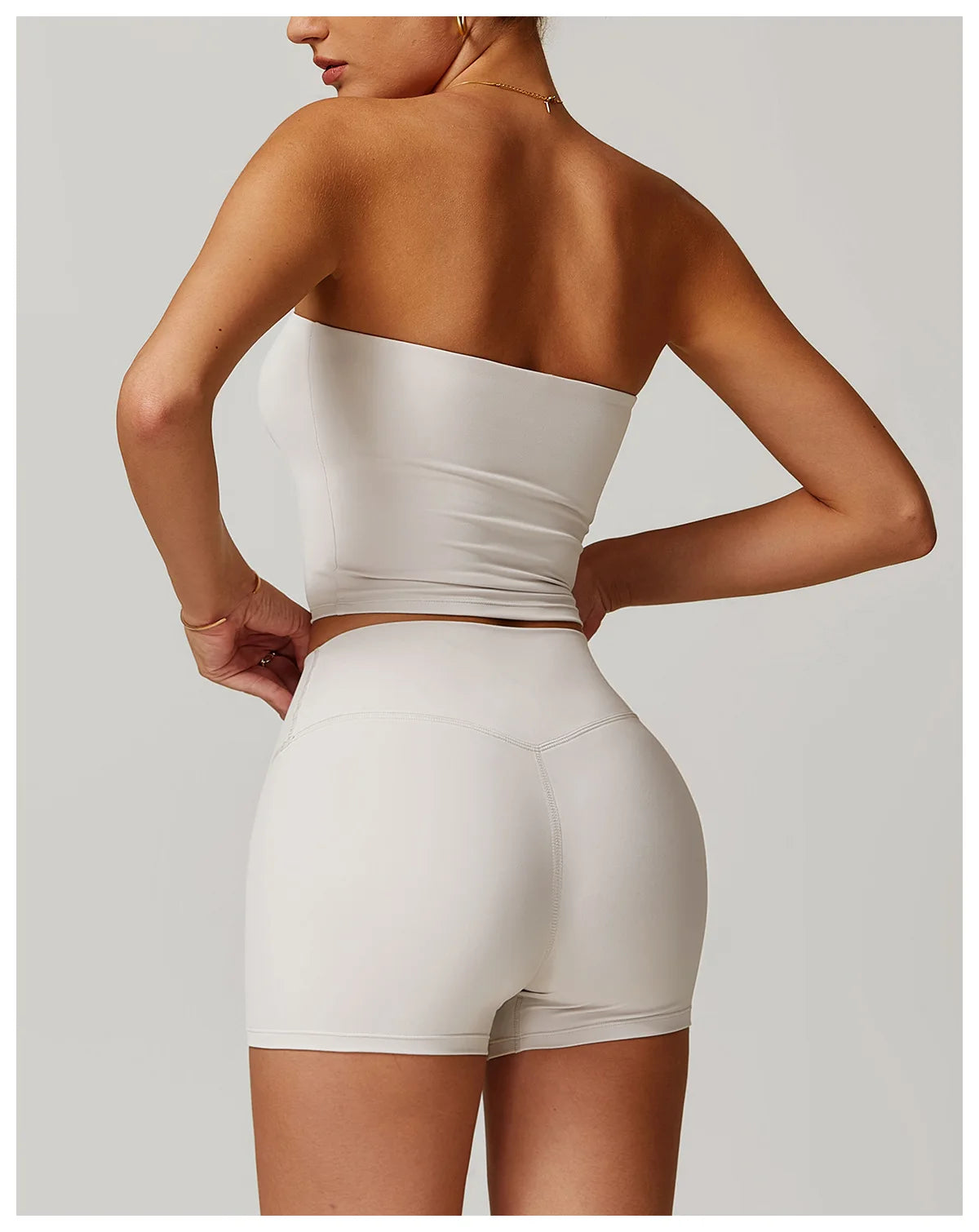 Strapless Yoga Vest for Women Sexy Beautiful Back Sports Bra for Women's Underwear Gym Shock-absorbing Quick Drying Fitness Top