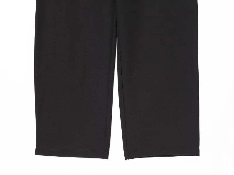 ETJ 2025 women's new fashion design three-dimensional cut high collar slim suit jacket & matching casual trousers