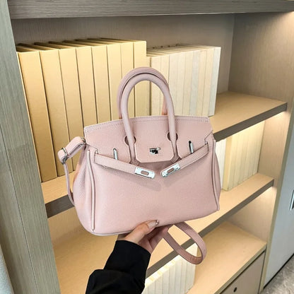 Luxury Line Women Tote Bag Vintage Leather Crossbody Bag High End Shoulder Handbag Premium Edition