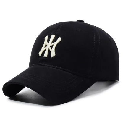 Four-Season Unisex Baseball Cap Lettering Soft Top Sunscreen Hat for Men And Women Face Slimming Hat Fashionable Bucket Hat