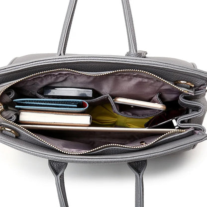 2025 new women's bag European and American fashion lychee pattern platinum bag oblique span shoulder women's handbag