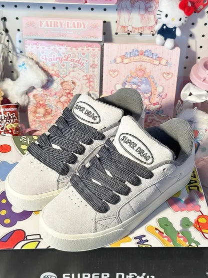 Fashion Women Casual Shoes Low Cut Lace-Up Leisure Sneakers Outdoor Comfortable Non-Slip Female Flats Trainers zapatos de mujer