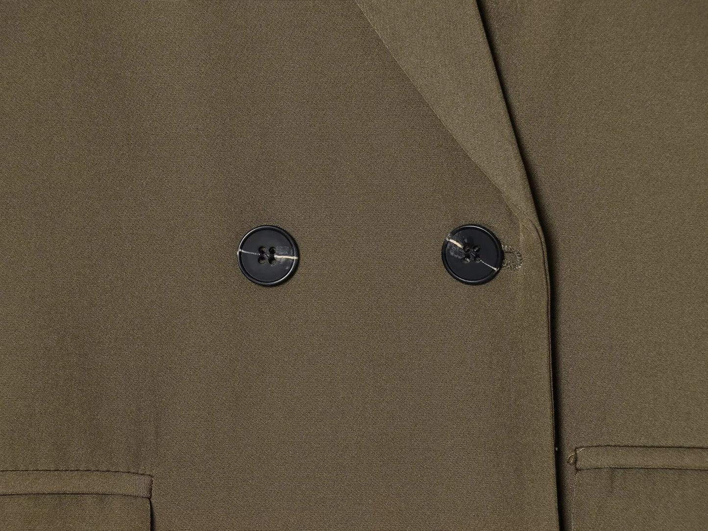 Faionable Double-breasted Suit Jaet Women's Autumn Winter New Arrival ZR Sle Loose Fit Long Sve Commute Busin Pol...