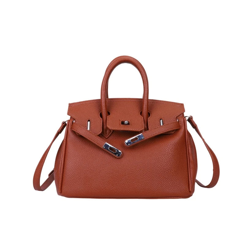 Luxury Line Women Tote Bag Vintage Leather Crossbody Bag High End Shoulder Handbag Premium Edition