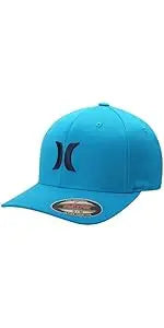 H-Hurley Mens Baseball Cap - Flexfit Fitted Baseball Caps for Men