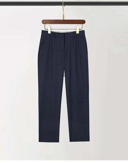 Women's Fashionable Three-Color Woolen Suit Set One Button Design Polyester Fiber Skirt Ensemble Autumn Collection