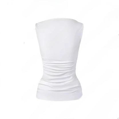 Sexy Euramerican Summer Fashion Square Collar Sleeveless Tank Top Y2k Spice Girl Letter Print Women Camisole Harajuku Punk Tees