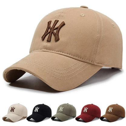 Four-Season Unisex Baseball Cap Lettering Soft Top Sunscreen Hat for Men And Women Face Slimming Hat Fashionable Bucket Hat