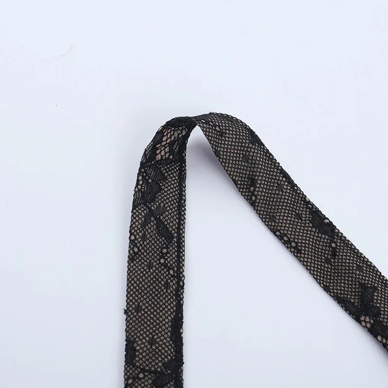 Women Fashion Elegant Lace See Through Skinny Mini Y2K Underwear Corset Crop Tops 2025 Sleeveless Sexy Club Slim Fit Tank Top