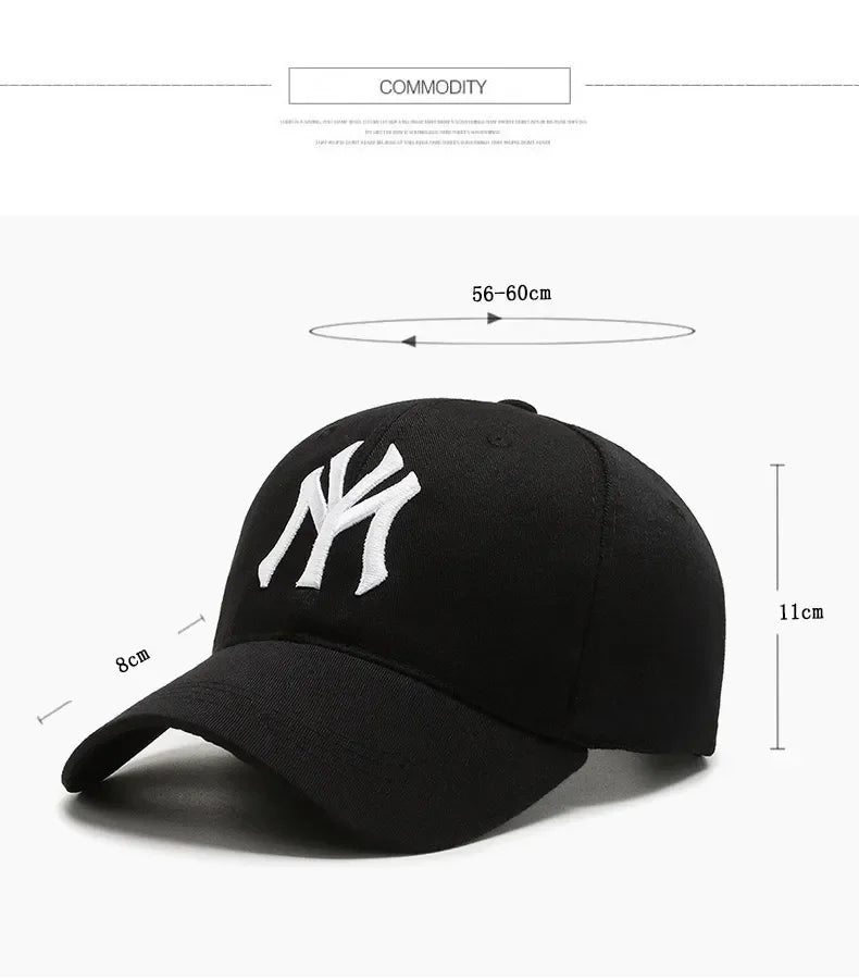 Fashion Letter Embroidery Baseball Caps Women Men Snapback Cap Female Male Visors Sun Hat Unisex Adjustable Cotton Trucker Hats