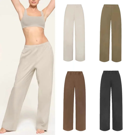 Kardaian Outdoor Jersey Pant Elastic Loose Pure Cotton Home Pants Comfortable Casual Trousers Women's Faion
