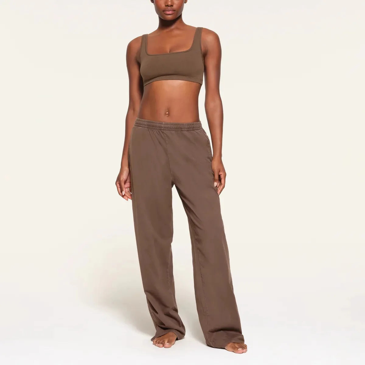 Kardaian Outdoor Jersey Pant Elastic Loose Pure Cotton Home Pants Comfortable Casual Trousers Women's Faion