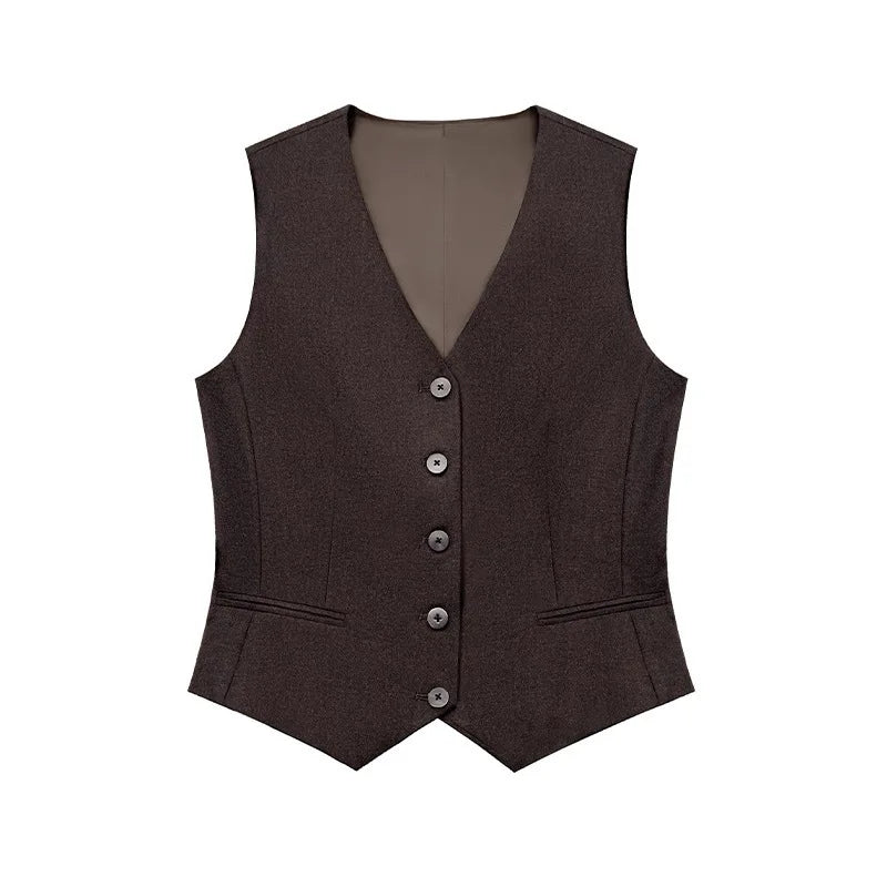 Pure Color 2025 New Style Woolen Suiting Set Quiet S Fashionable Commute Long Sleeve Women's Casual Suiting Ensemble