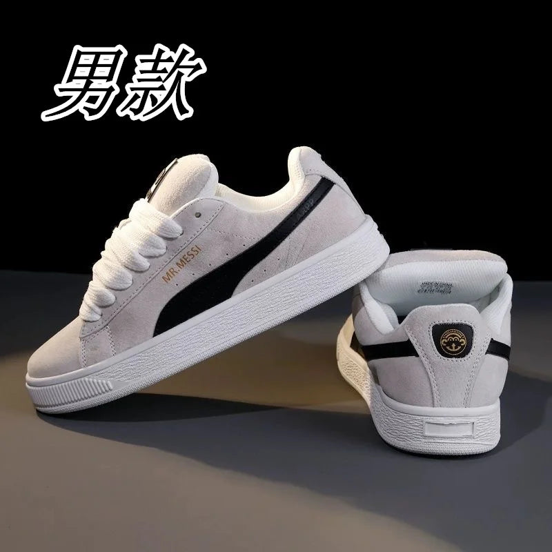 2026 New Men's Shoes Fashion Versatile Breathable Casual Shoes Anti Slip Thick Soled Board Shoes