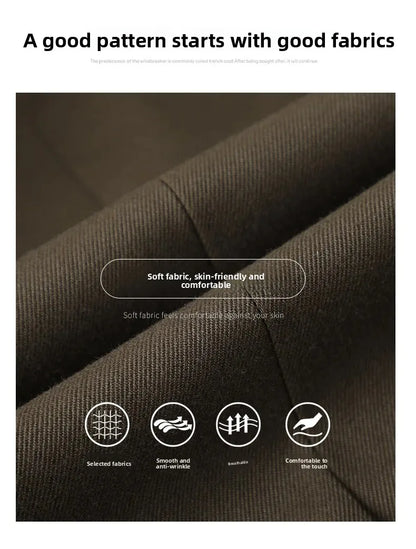 Black Suit Set Women's Workwear Professional Autumn Winter Outfit Small Size Career Outerwear Office Uniform Long Pants