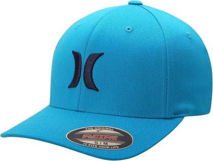H-Hurley Mens Baseball Cap - Flexfit Fitted Baseball Caps for Men