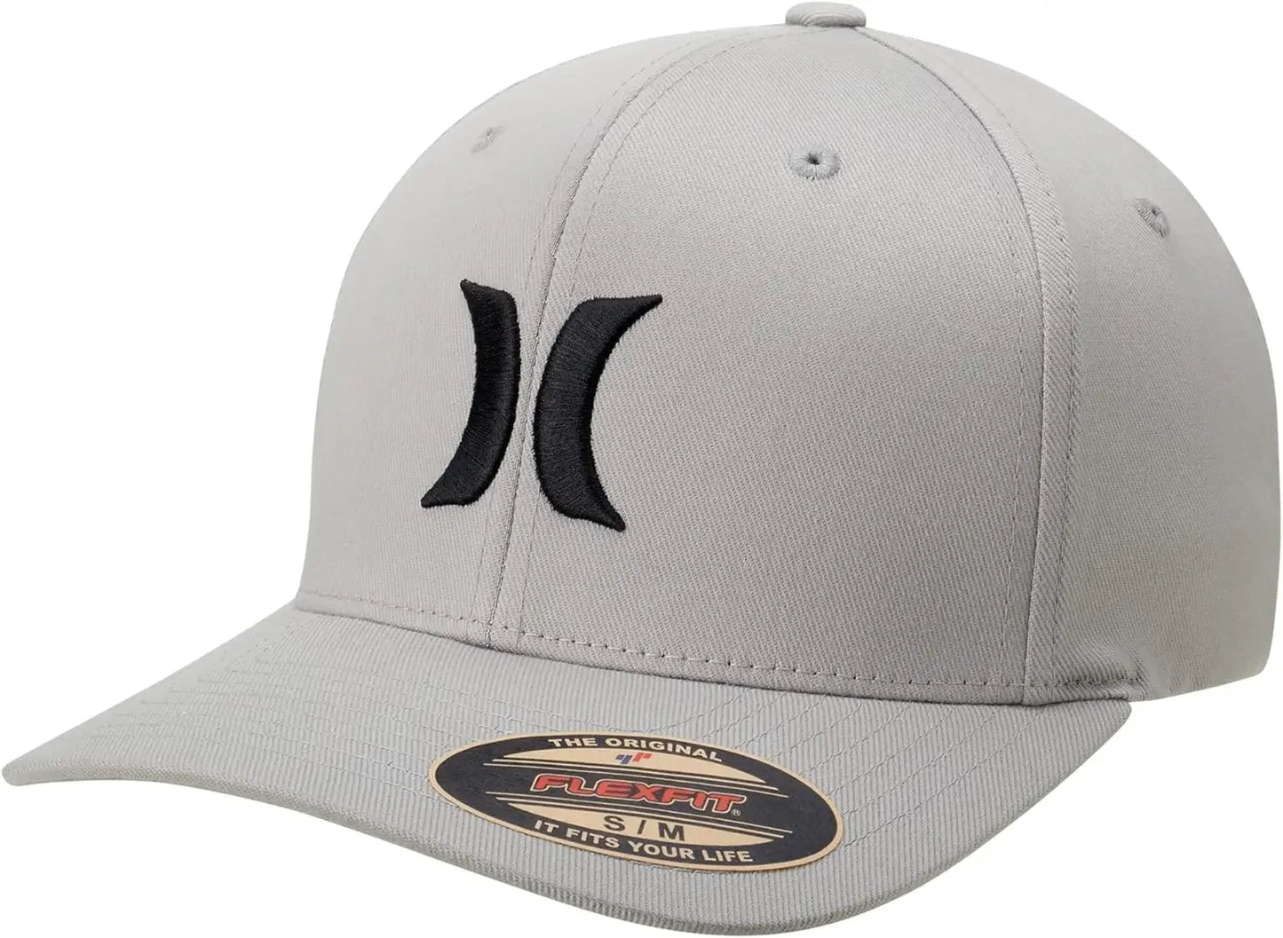 H-Hurley Mens Baseball Cap - Flexfit Fitted Baseball Caps for Men