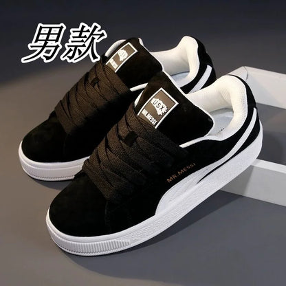 2026 New Men's Shoes Fashion Versatile Breathable Casual Shoes Anti Slip Thick Soled Board Shoes