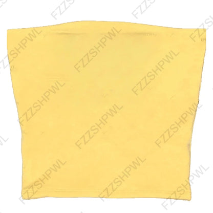 Solid Color Street Casual Versatile Women's Sleeveless Tube Top Tank Vest Retro Y2K Emo Girl Hip Hop Rock Slim Fit Sexy Crop Top