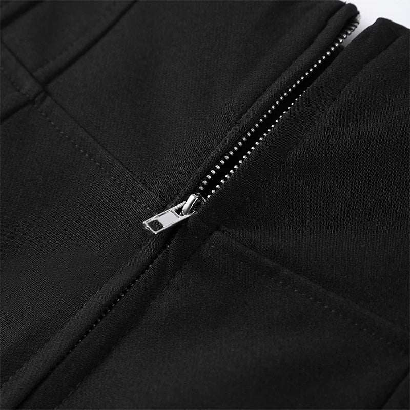 Elegant Blazer Pants Set Women Solid V-neck Long Sleeve Button Coat Wide Leg Trousers 2026 Spring Fashion Office Lady Outfits