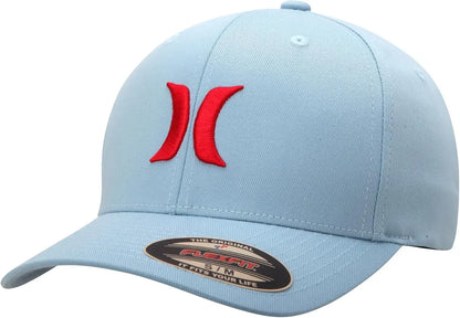 H-Hurley Mens Baseball Cap - Flexfit Fitted Baseball Caps for Men