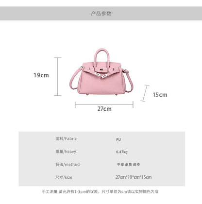Luxury Line Women Tote Bag Vintage Leather Crossbody Bag High End Shoulder Handbag Premium Edition