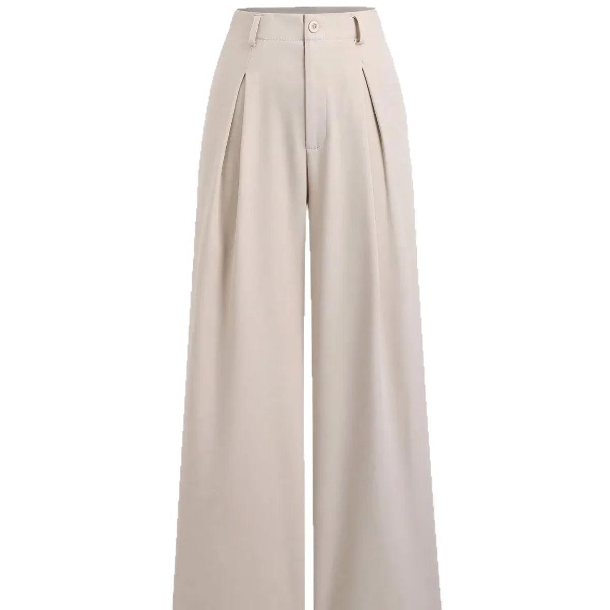 Slim Wide Leg Pants Draped Straight Cut Women's Versatile Summer Casual Suit Trousers High Waist Narrow Version Drapey