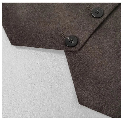 Pure Color 2025 New Style Woolen Suiting Set Quiet S Fashionable Commute Long Sleeve Women's Casual Suiting Ensemble