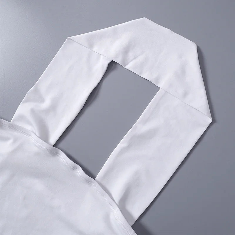 2025 chic white sexy strapless crop top elegant slim fit summer vest tube top crop top solid color