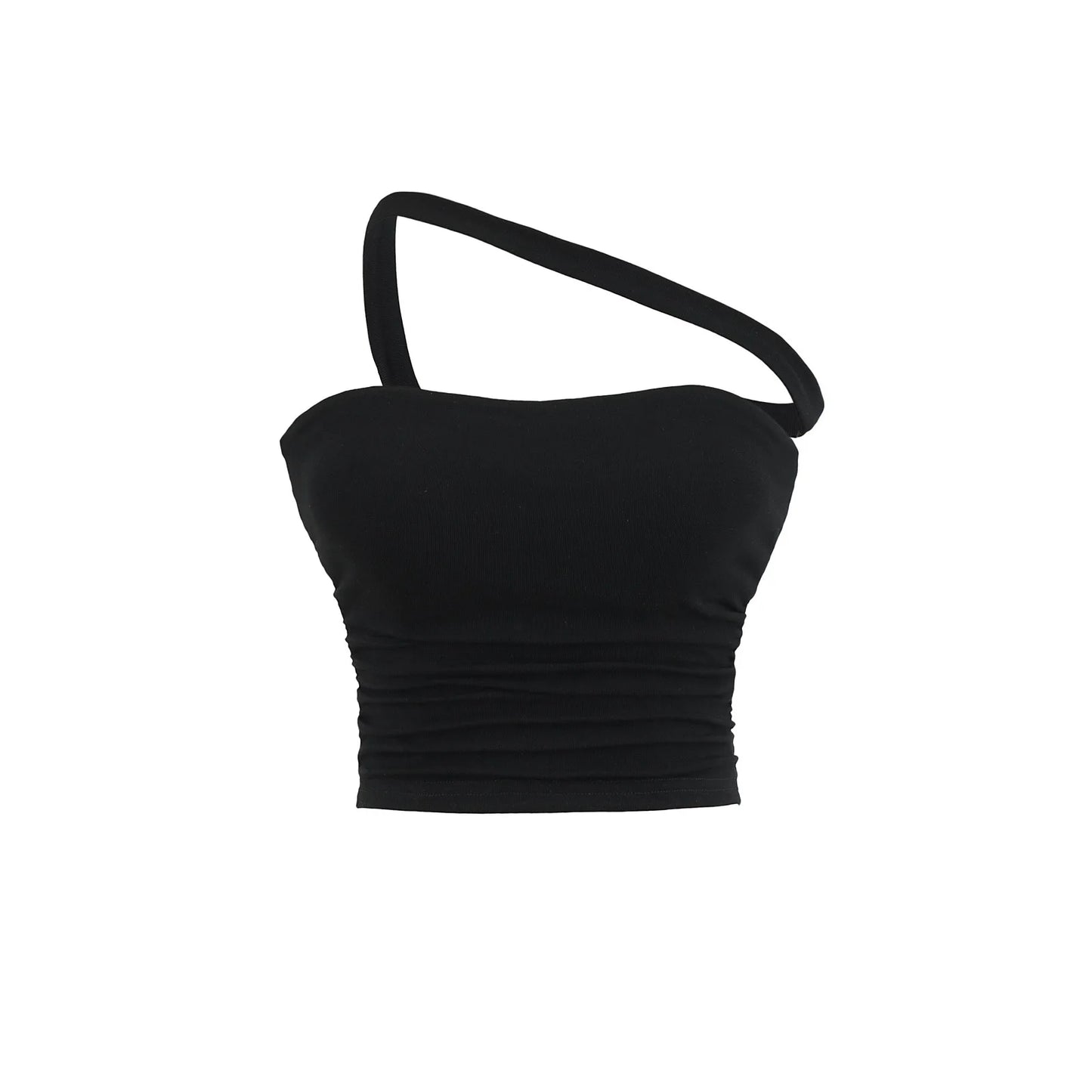 American Style 2025 Summer Multi-Wear Strapless Crop Top Women's Elastic Slim Fit Sexy Inner Short Wrap Chest Vest