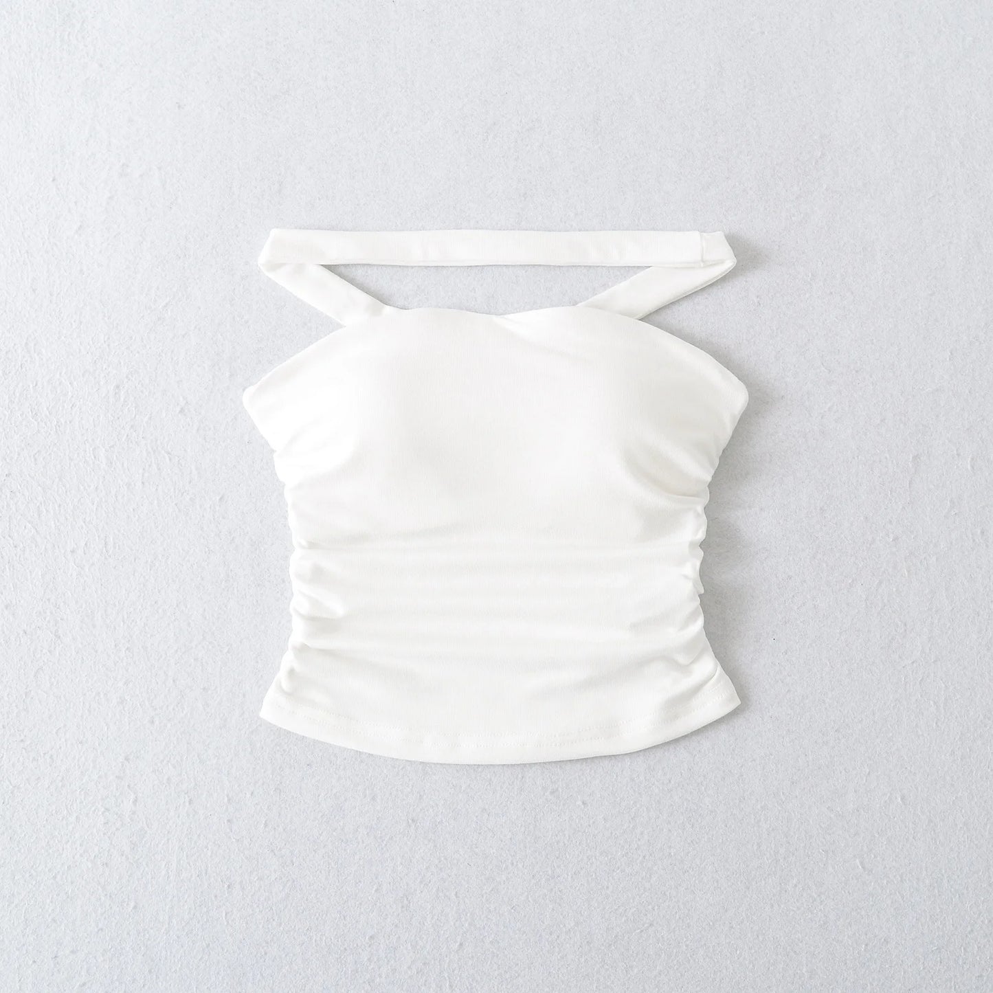 American Style 2025 Summer Multi-Wear Strapless Crop Top Women's Elastic Slim Fit Sexy Inner Short Wrap Chest Vest