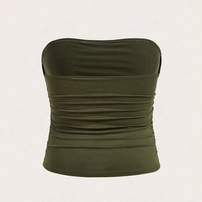 3PCS/set Sexy Top Femme Plus Size Female Underwear Lady Women Summer Top Lingerie Bandeau Tops Women's Tube Corset Hot Intimates