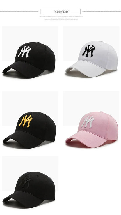 Fashion Letter Embroidery Baseball Caps Women Men Snapback Cap Female Male Visors Sun Hat Unisex Adjustable Cotton Trucker Hats