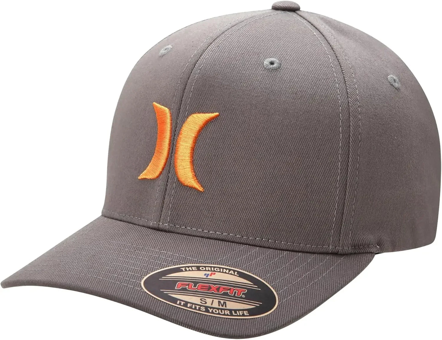 H-Hurley Mens Baseball Cap - Flexfit Fitted Baseball Caps for Men